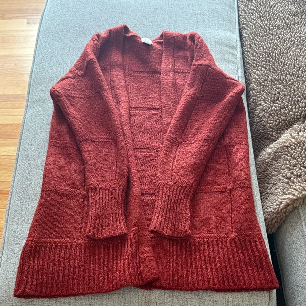 a new day Women's Red Cardigan